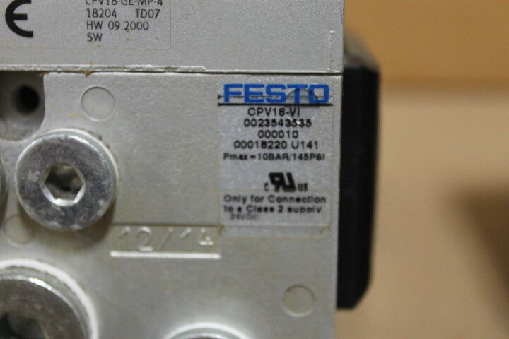 FESTO ELECTRIC CPV18-VI DISTRIBUTION ASSEMBLY