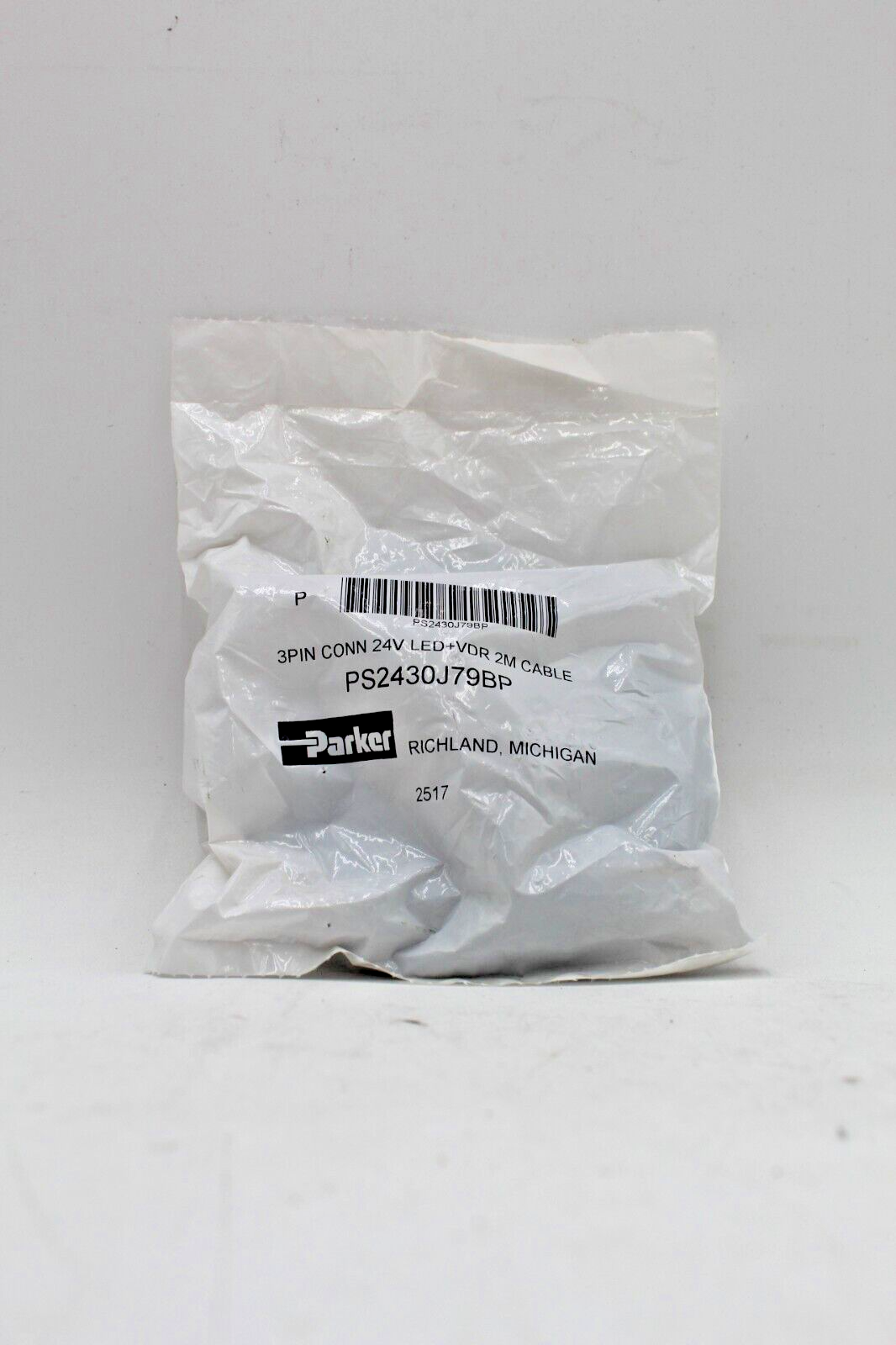 Parker PS2430J79BP 24V 3-Pin 2M Cable