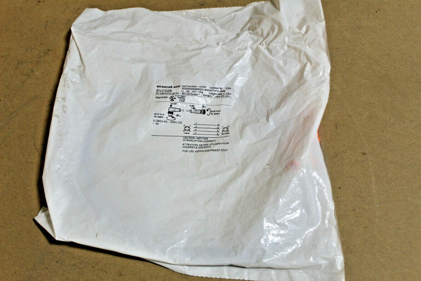 IFM Ecomot 400 EVC026 Cable