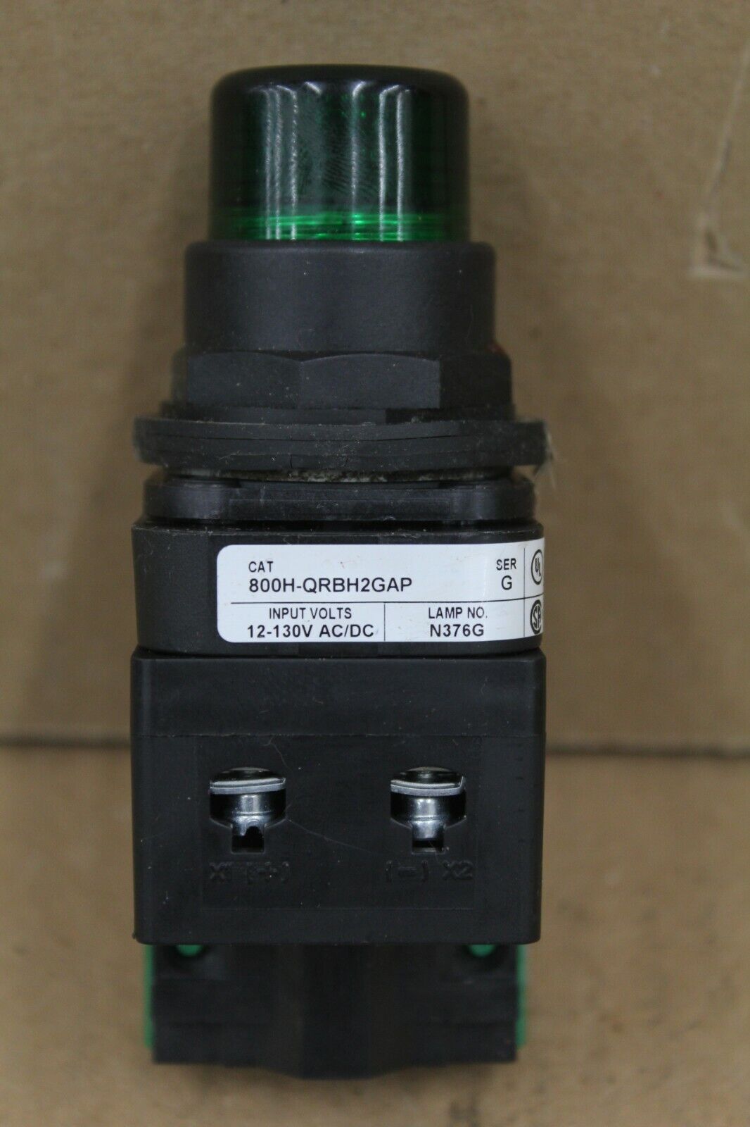 Allen Bradley 800H-QRBH2GAP Green Push Button