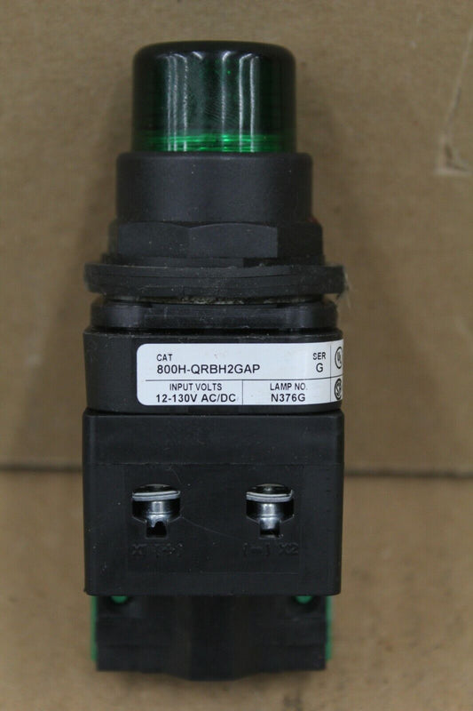 Allen Bradley 800H-QRBH2GAP Green Push Button
