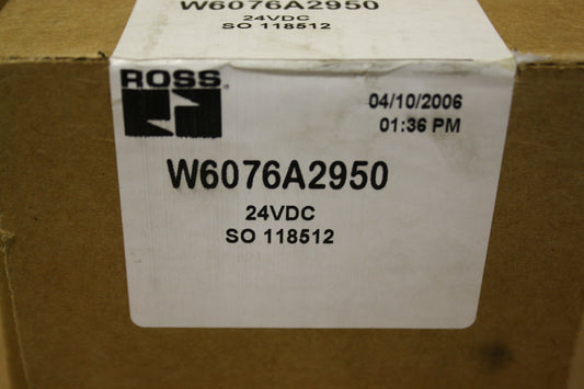 ROSS W6076A2950 SOLENOID VALVE