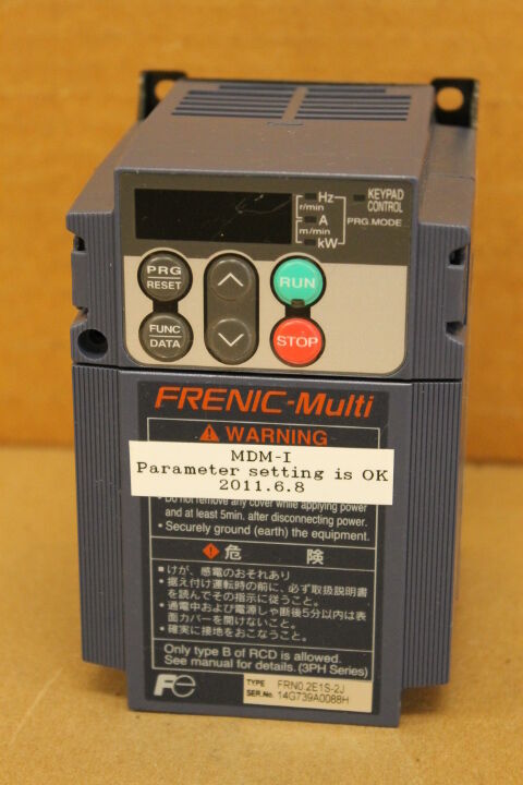 FUJI FRN0.2E1S-2J INVERTER DRIVE