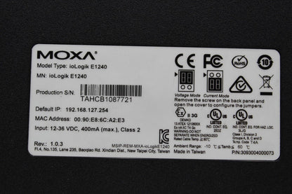 Moxa ioLogikE1240 Ethernet Module