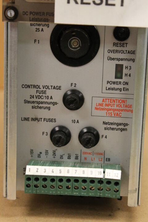 INDRAMAT TVM1.2-050-W1-115V POWER SUPPLY