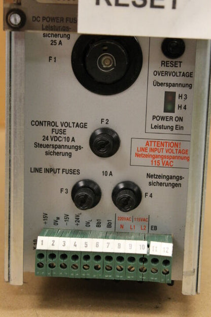 INDRAMAT TVM1.2-050-W1-115V POWER SUPPLY