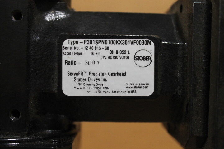 Stober P301SPN0100KX301VF0030M Gearbox