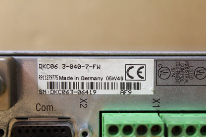 Rexroth Indramat DKC06.3-040-7-FW Servo Drive