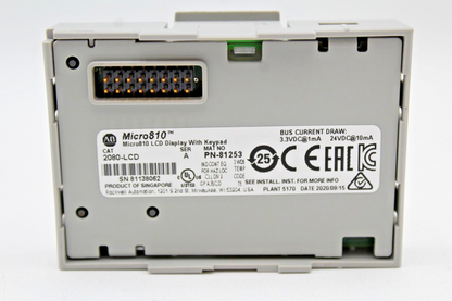 Allen-Bradley 2080-LCD Micro810 Display w/ Keypad