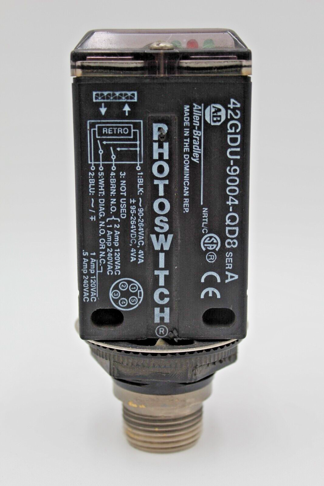 Allen Bradley 42GDU-9004-QD8 Photoswitch