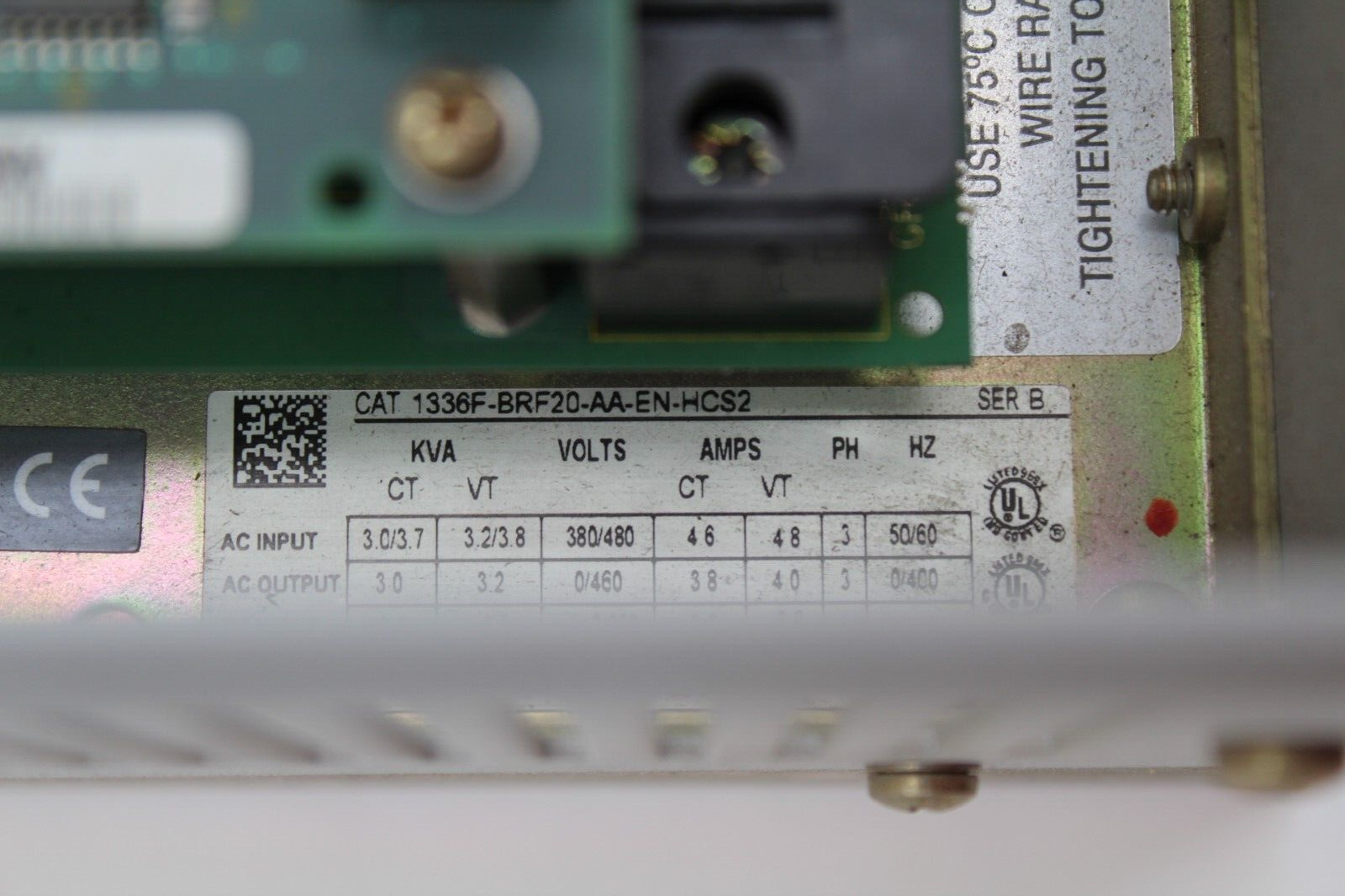 Allen Bradley 1336F-BRF20-AA-EN-HCS2 Drive