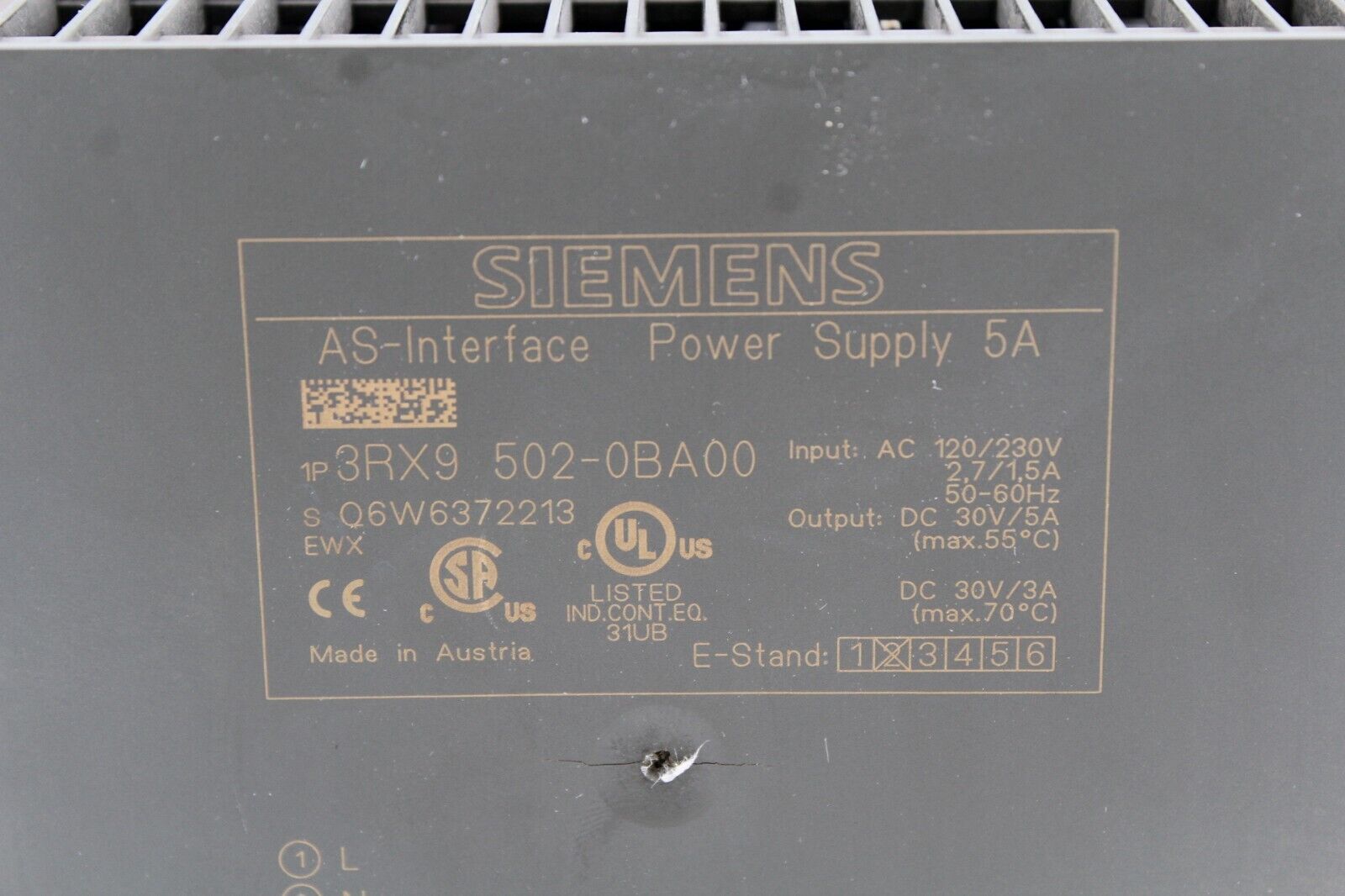 Siemens 3RX9502-0BA00 Power Supply