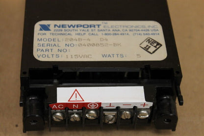 NEWPORT 204B-4D4 DIGITAL PANEL PROCESS MONITOR