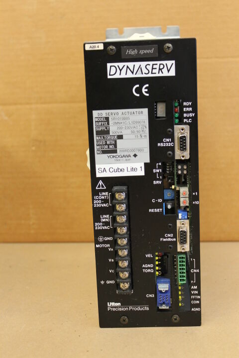 YOKOGAWA DYNASERV SR1015B85 DC SERVO ACTUATOR DRIVE