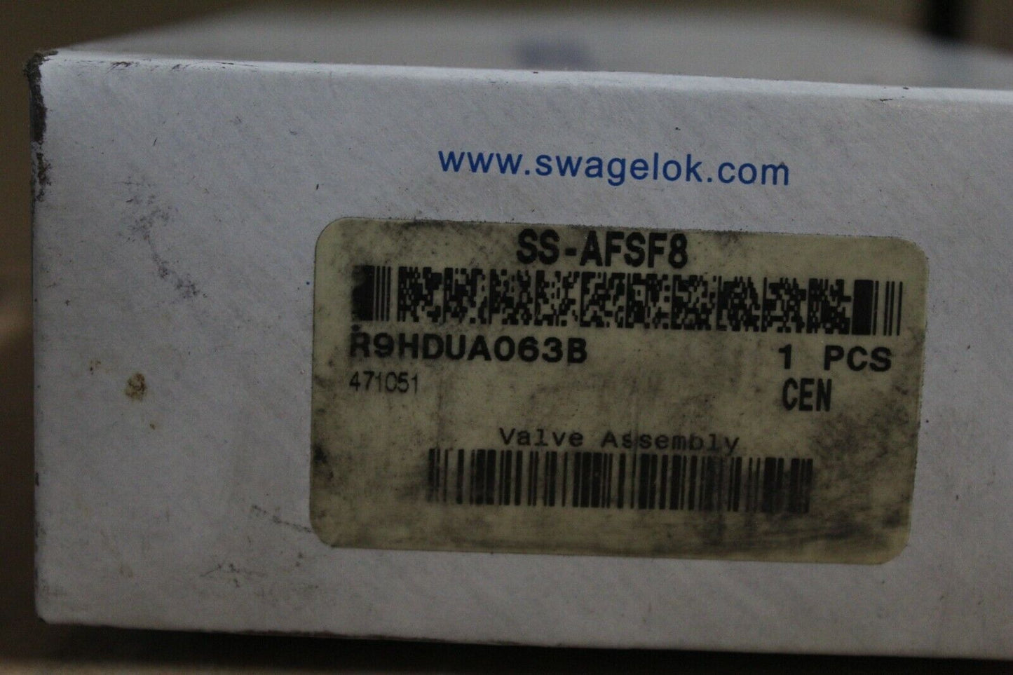 Swagelok R9HDUA063B Valve