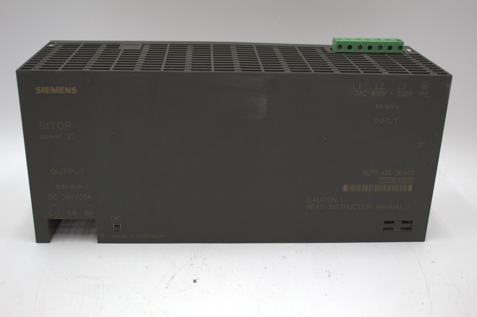 Siemens 6EP1436-2BA00 SITOP Power 20 Power Supply