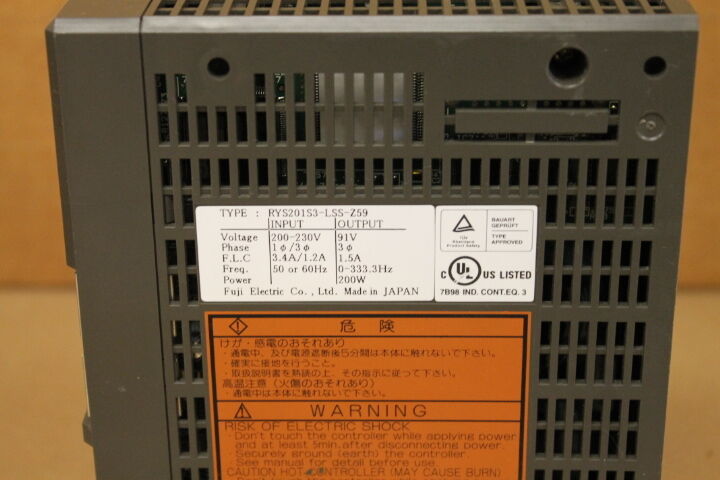 FUJI RYS201S3-LSS-Z59 SERVO DRIVE