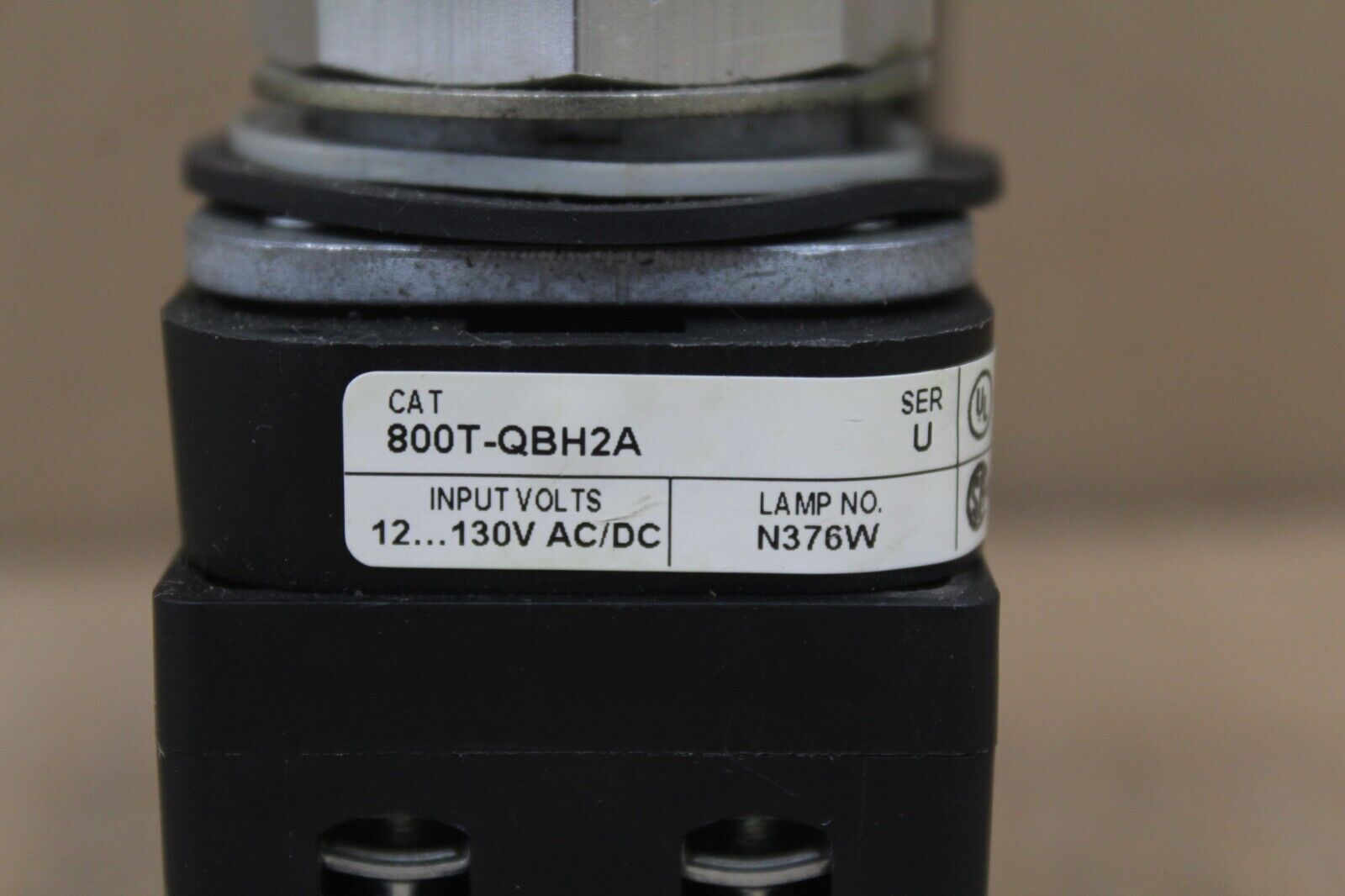 Allen Bradley 800T-QBH2A Amber Push Button