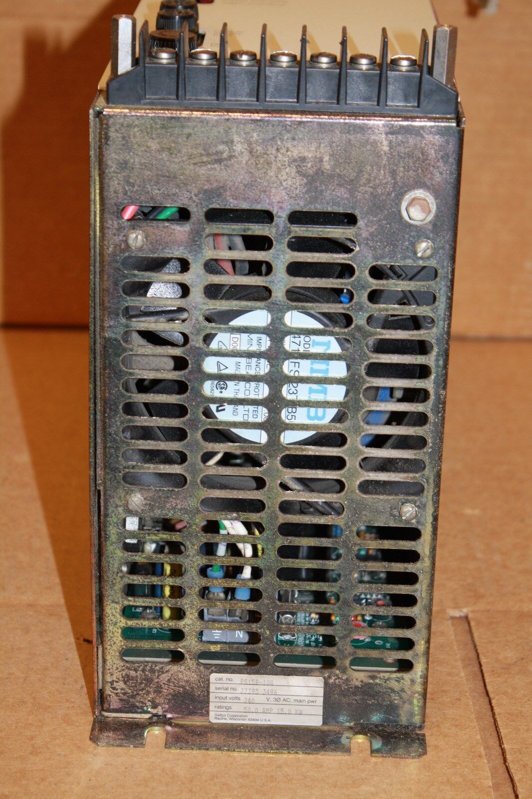 AEG PS15B-100 GETTY'S AC SERVO POWER SUPPLY