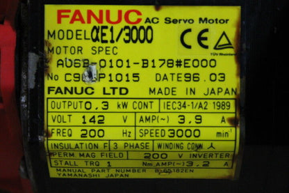 Fanuc A06B-0101-B178#E000 Servo Motor