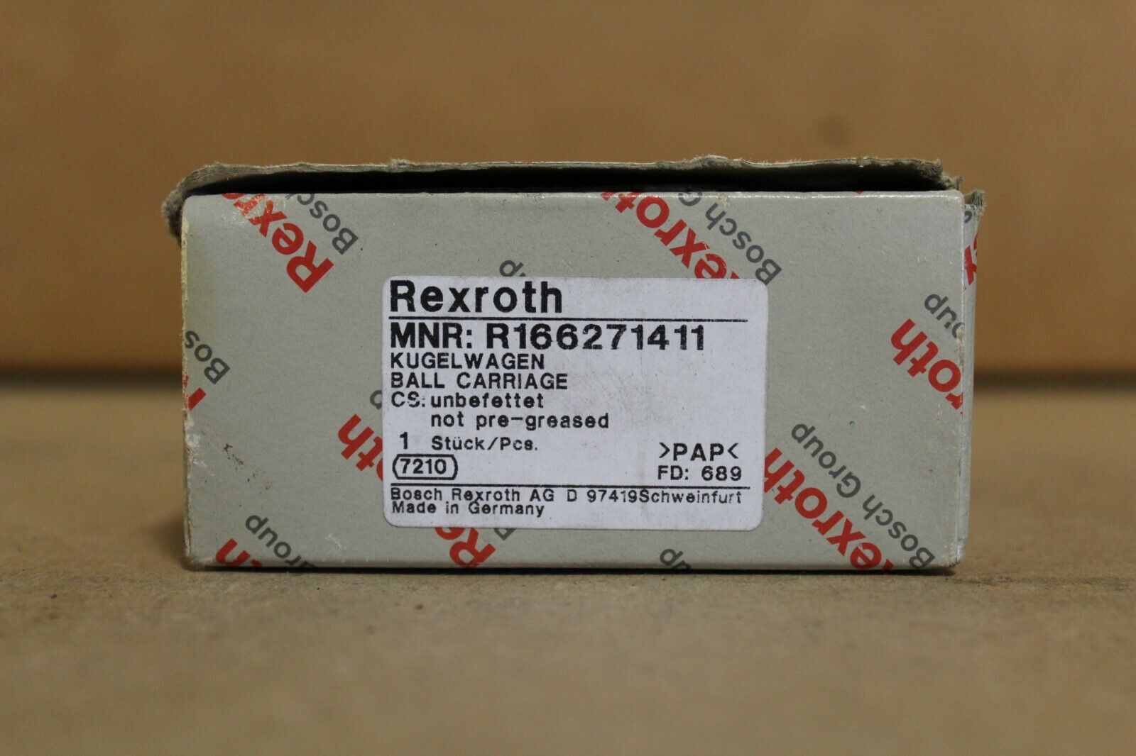 Rexroth R166271411 Ball Carriage