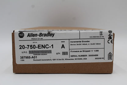 Allen-Bradley 20-750-ENC-1 Incremental Encoder