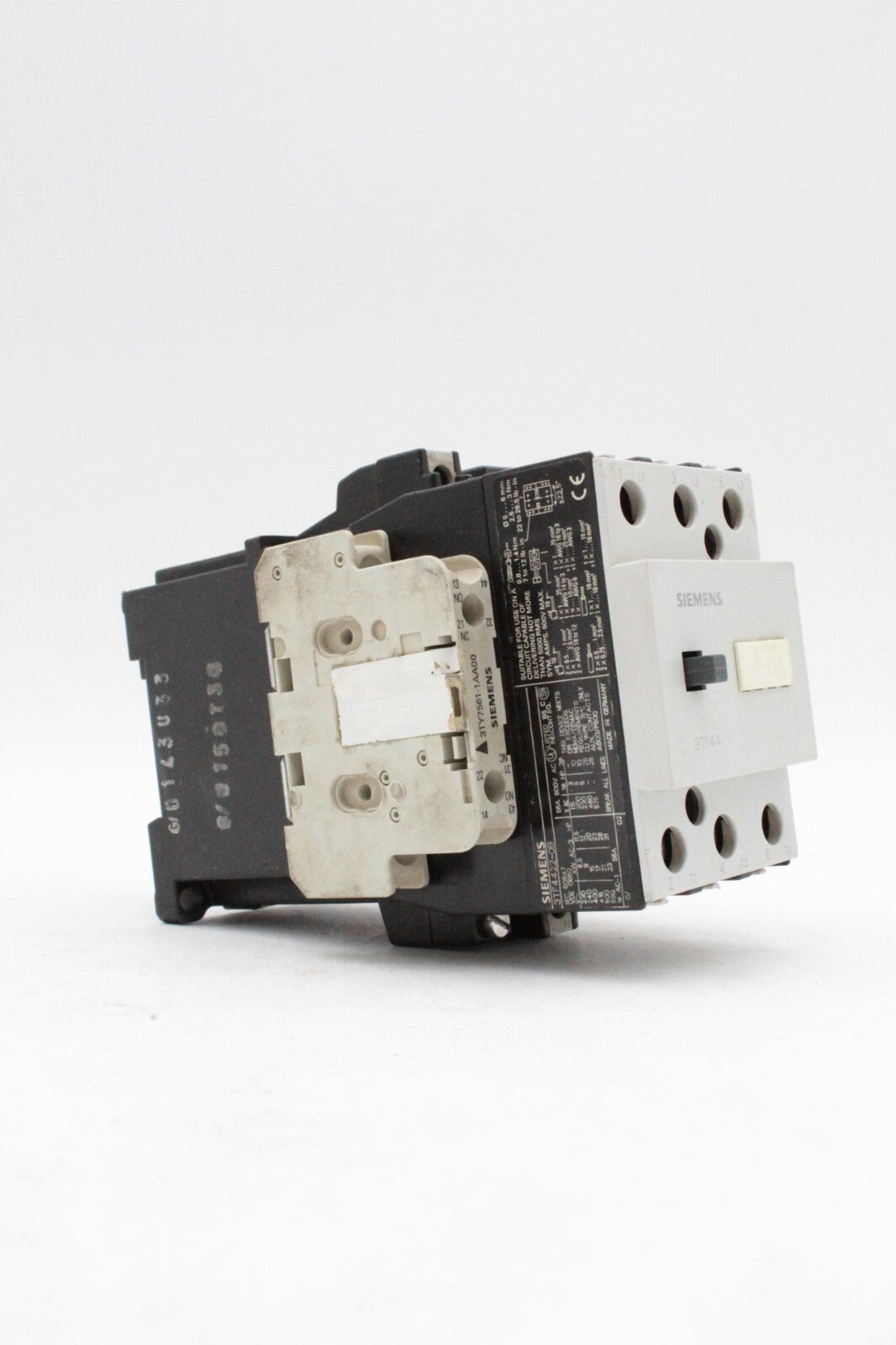 Siemens 3TF4422-OB 24VDC Contactor