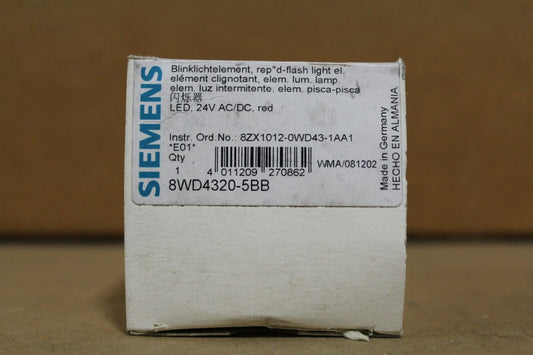 SIEMENS 8WD4320-5BB RED STEADY STACK LIGHT