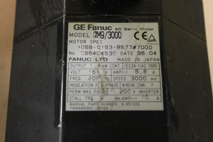 GE Fanuc A06B-0163-B577#7000 Motor