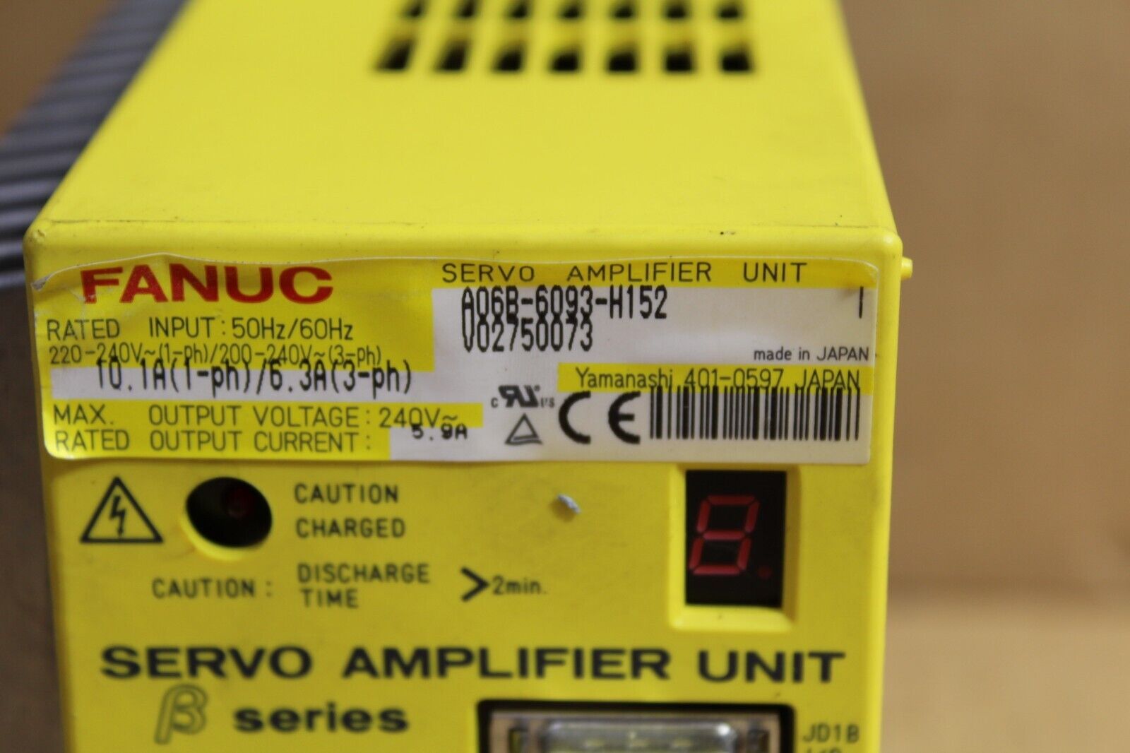 Fanuc A06B-6093-H152 Servo Amplifier Unit