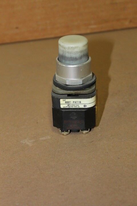 ALLEN-BRADLEY 800T-PAT16 WHITE PUSH BUTTON