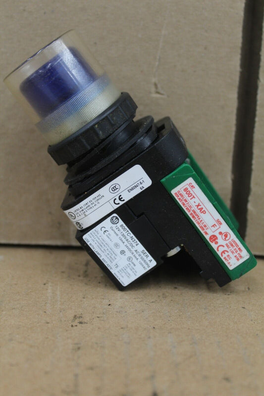 Allen Bradley 800H-QRAH2BAP Blue Push Button