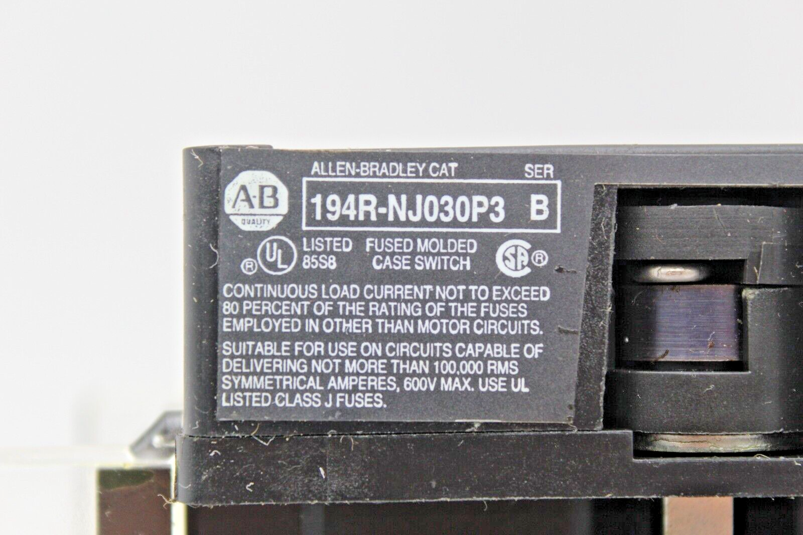Allen-Bradley 194R-NJ030P3 Fusible Disconnect Switch