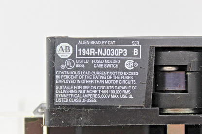 Allen-Bradley 194R-NJ030P3 Fusible Disconnect Switch