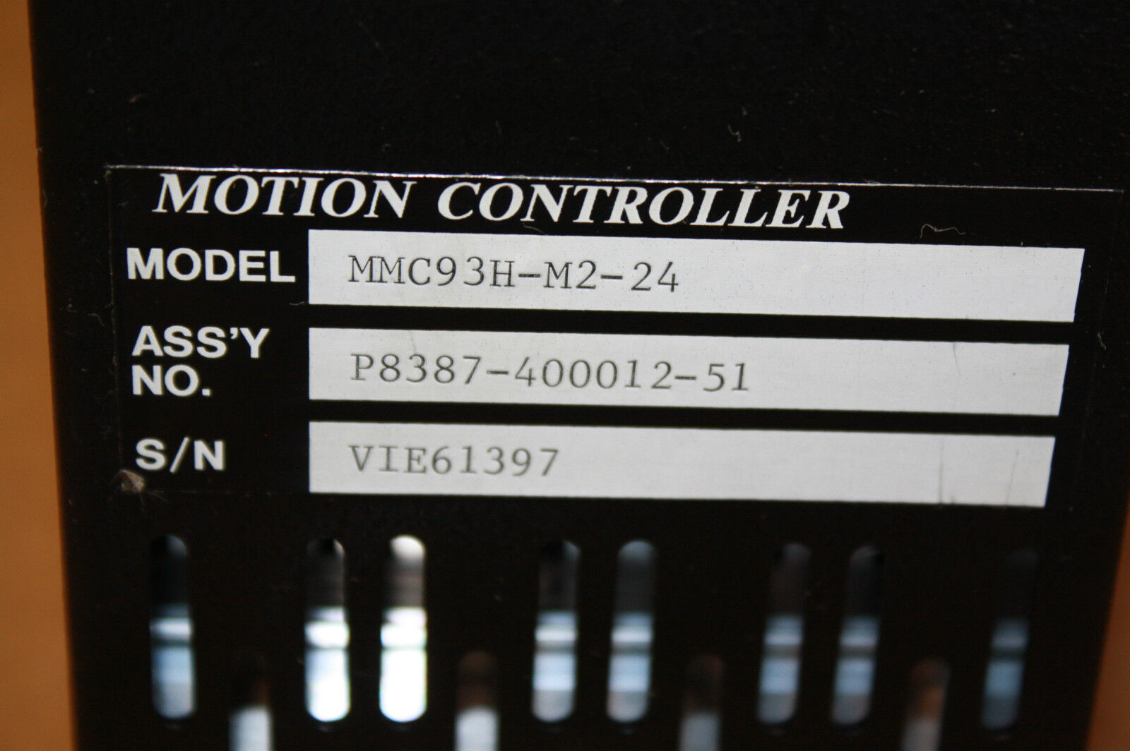 MICROMATIC TEXTRON MOTION CONTROLLER MMC93H-M2-24