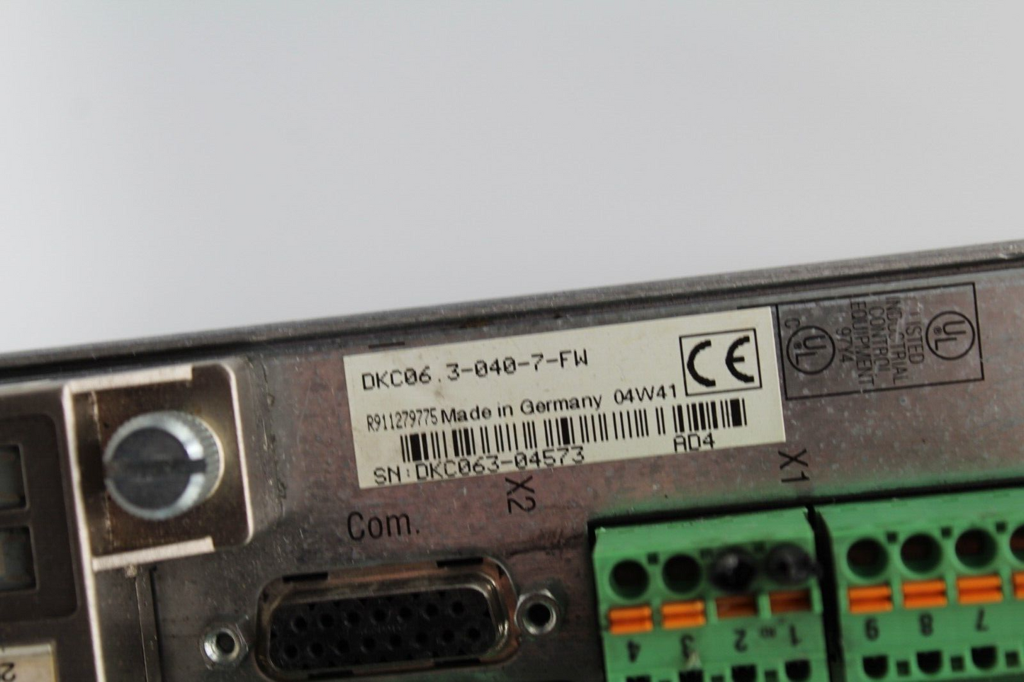 Rexroth Indramat DKC06.3-040-7-FW Servo Drive Controller *No Cover*