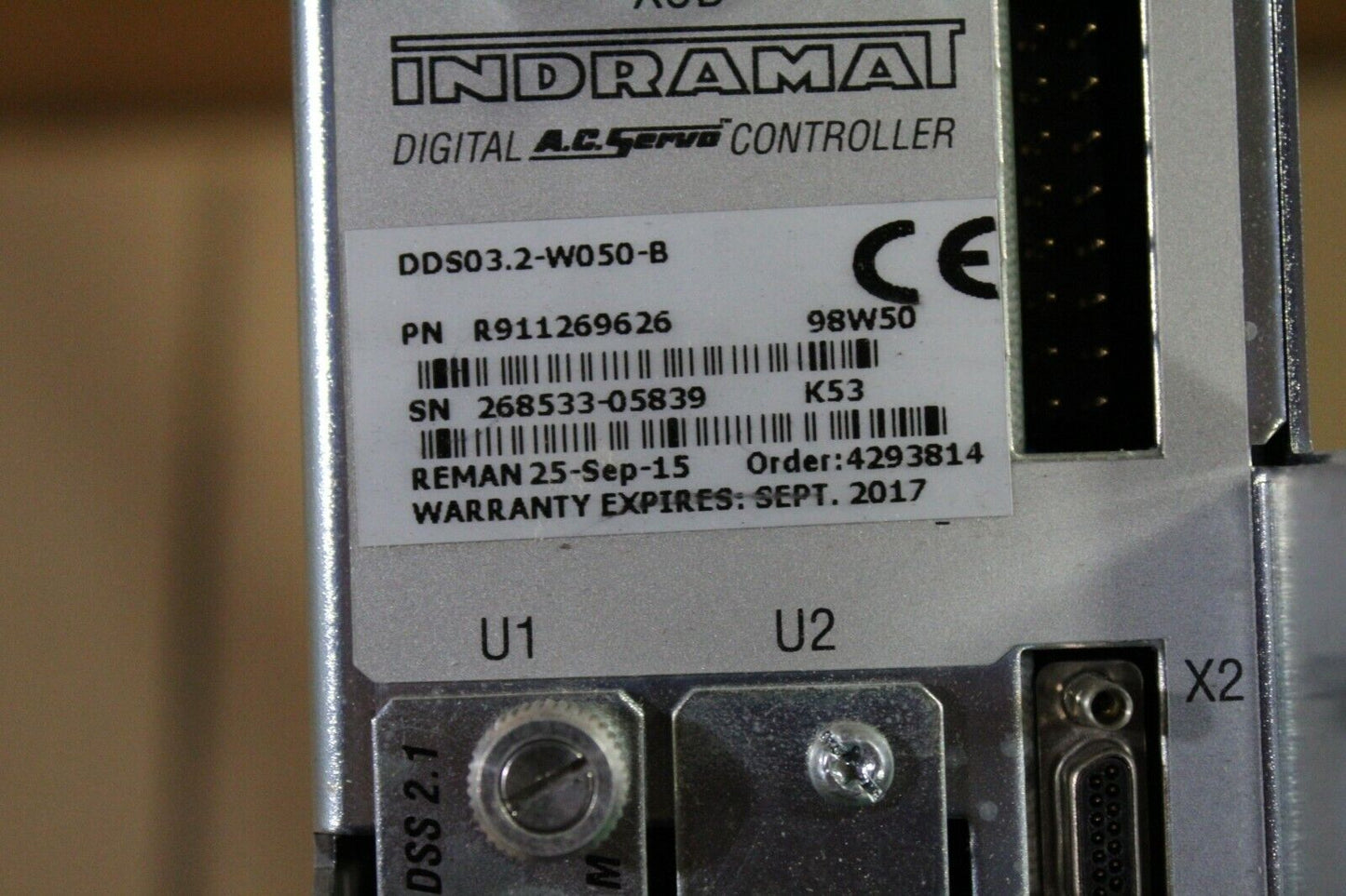 Indramat DDS03.2-W050-B Servo Drive 