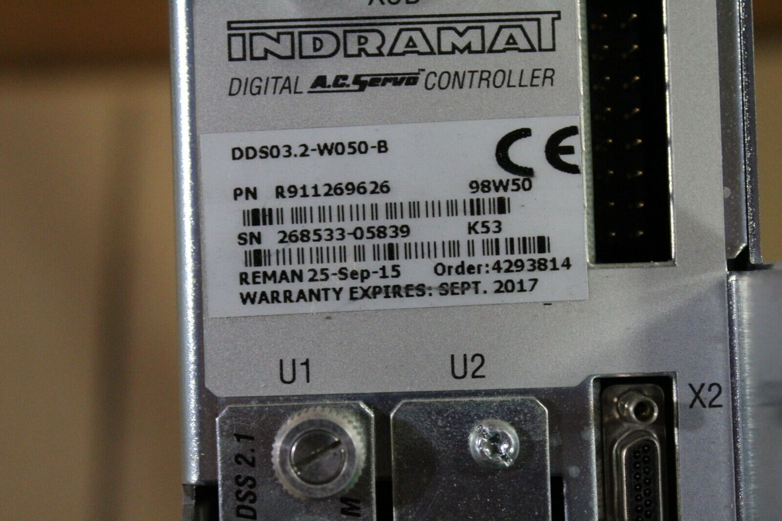 Indramat DDS03.2-W050-B Servo Drive 