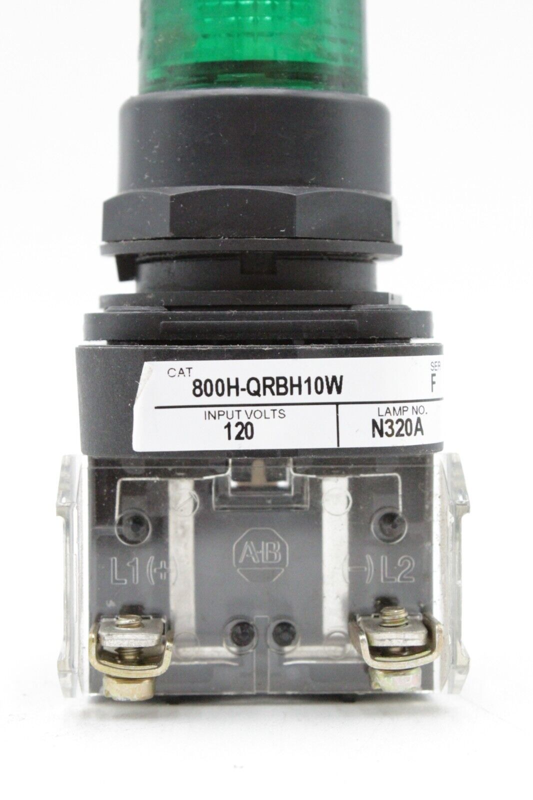 Allen-Bradley 800H-QRBH10W Green Push Button