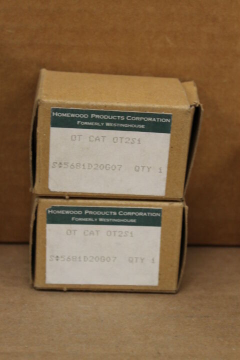 HOMEWOOD PRODUCTS (LOT OF 2) OT2S1 SELECTOR SWITCHES