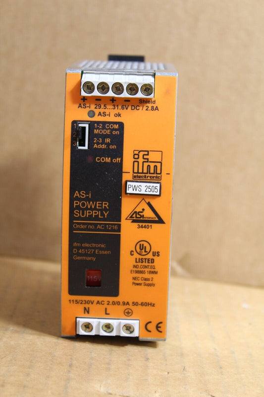 IFM Electric AC1216 Power Supply