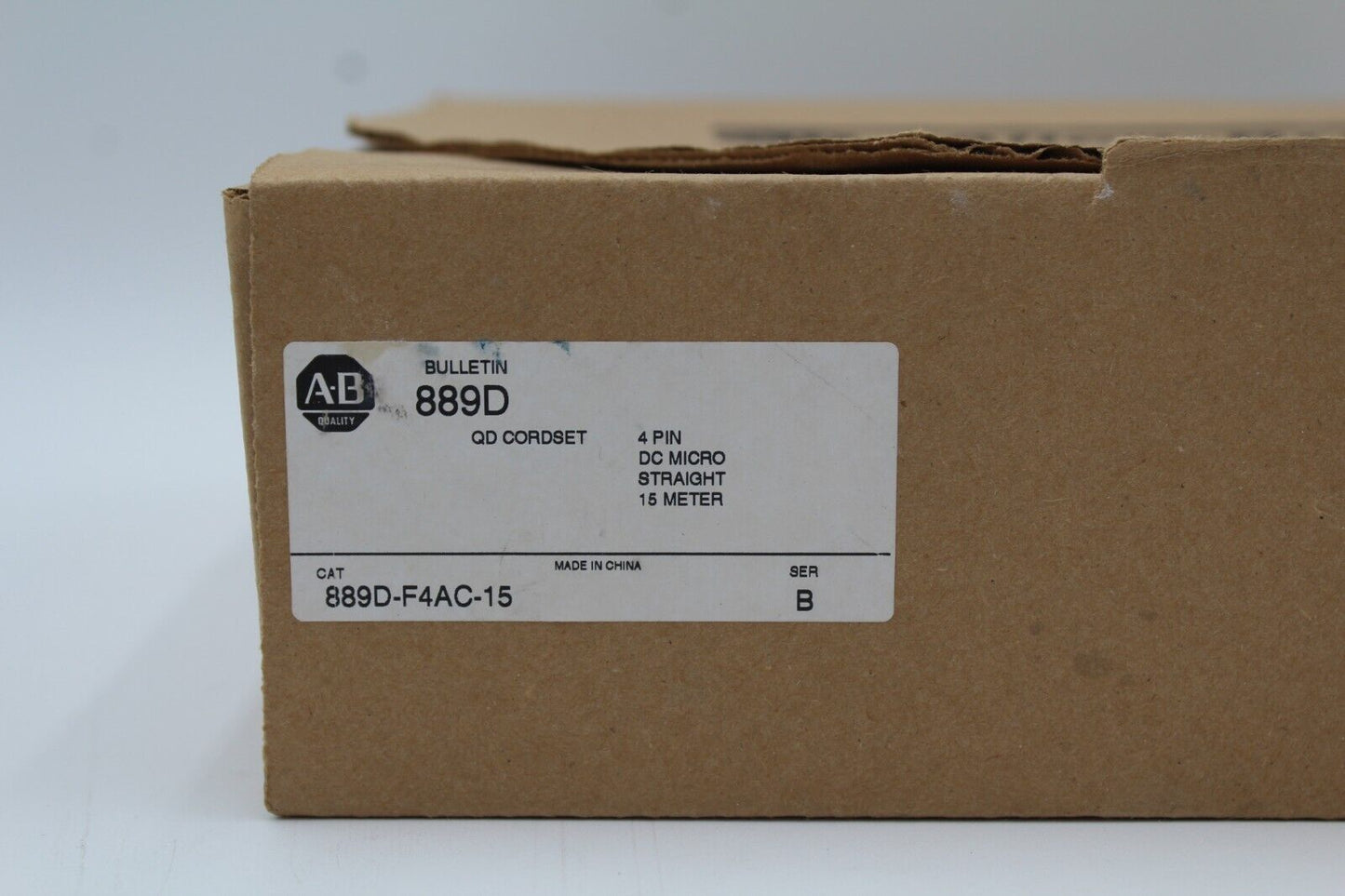 Allen-Bradley 889D-F4AC-15 4-Pin QD Cordset