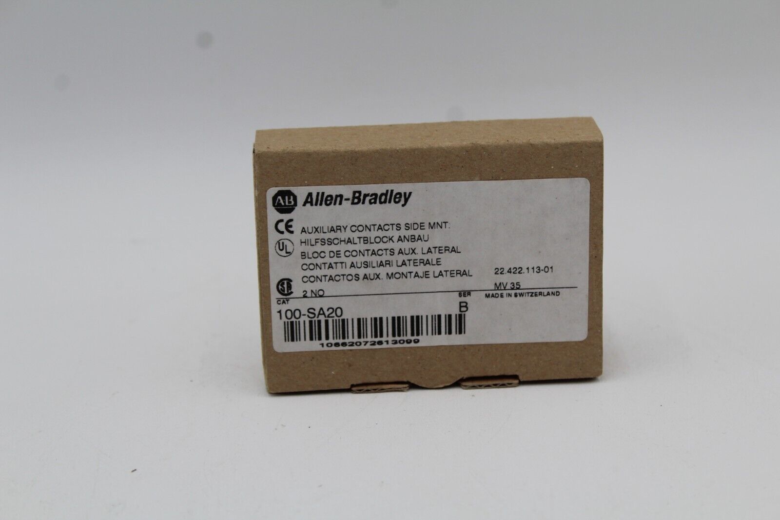 Allen-Bradley 100-SA20 Side Mount Auxiliary Contact