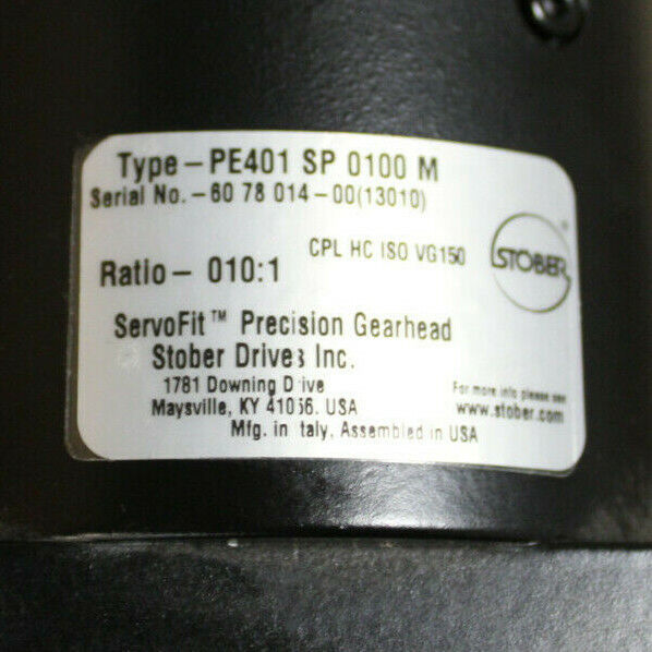 Stober PE401SP0100M Gearbox
