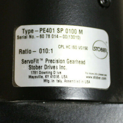 Stober PE401SP0100M Gearbox