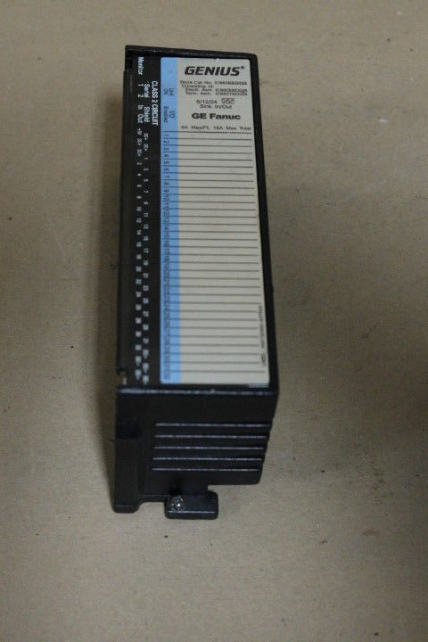 GE FANUC IC660EBD025V GENIUS ELECTR. MODULE 5/12/24VDC SNK 32 CKT