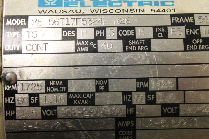 MARATHON DIRECTORR WELCH 8834 PUMP 2E56T17F5324ER26