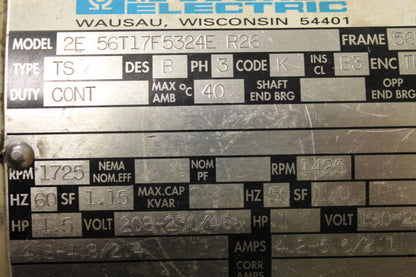 MARATHON DIRECTORR WELCH 8834 PUMP 2E56T17F5324ER26