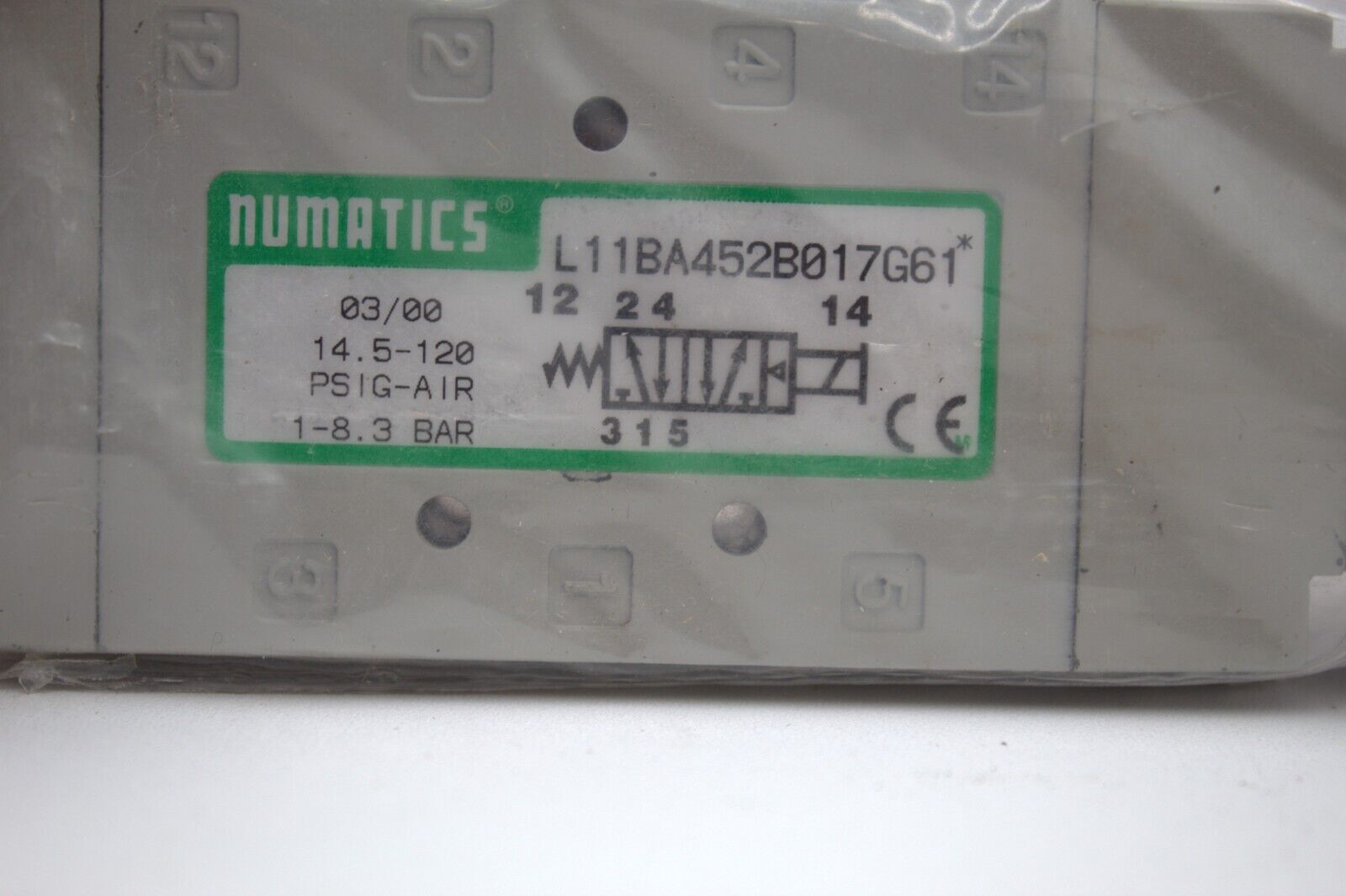 Numatics L11BA452B017G61 Pneumatic Valve