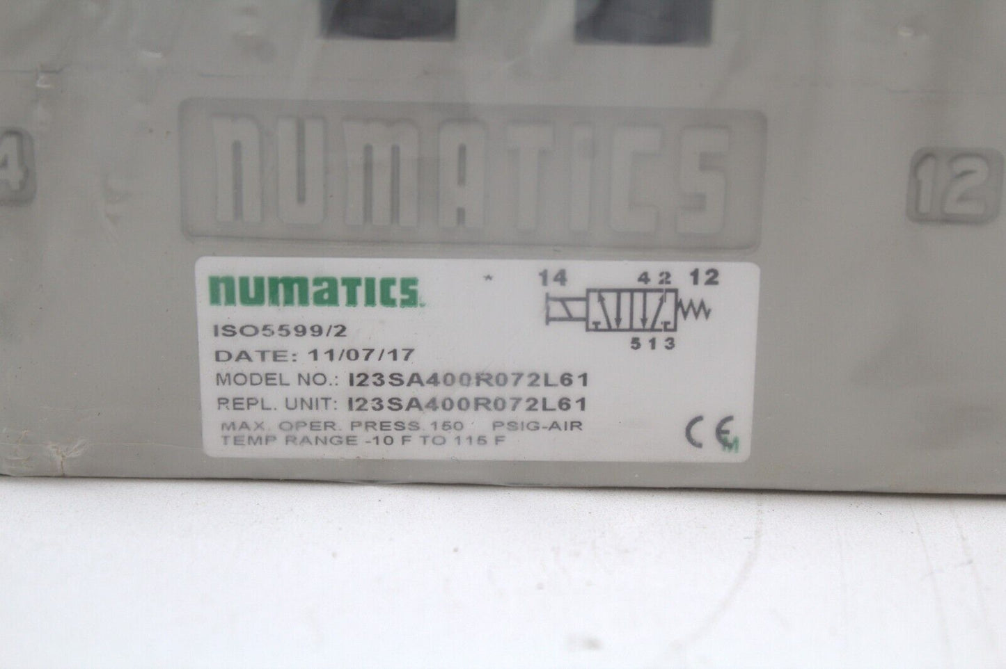 Numatics I23SA400R072L61 Pneumatic Valve